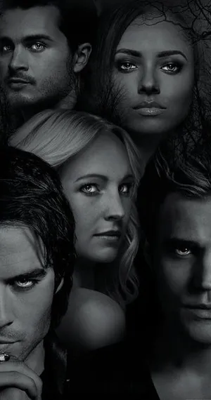 Characters Of The Vampire Diaries Iphone Wallpaper