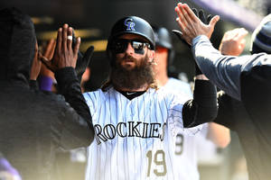 Charlie Blackmon High Five Wallpaper