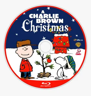 Charlie Brown And Snoopy Celebrate Christmas Together Wallpaper