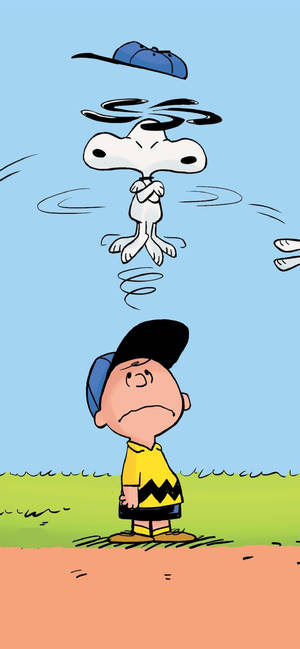 Charlie Brown Baseball Cap Wallpaper