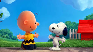 Charlie Brown Snoopy Open Arms Wallpaper