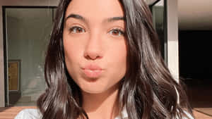 Charlie Damelio Showcasing Her Sultry Style. Wallpaper