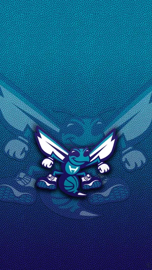Charlotte Hornets In Blue Wallpaper