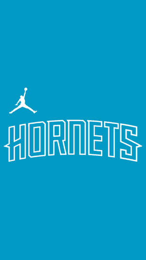 Charlotte Hornets In Cerulean Blue Wallpaper