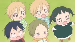 Charming Anime Kids Wallpaper