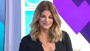 Charming Hollywood Actress Kirstie Alley On Today Wallpaper