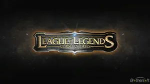 Charming League Of Legends Logo Wallpaper