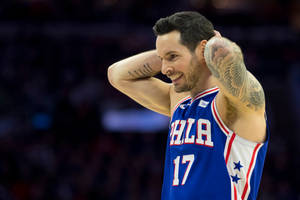 Charming Smile Of Jj Redick Wallpaper