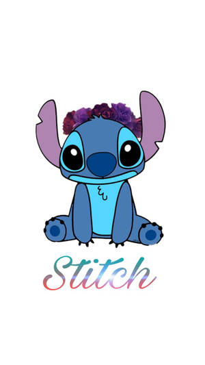 Charming Stitch Phone Wallpaper