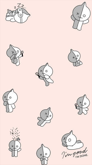 Charming Van Bt21 Wallpaper