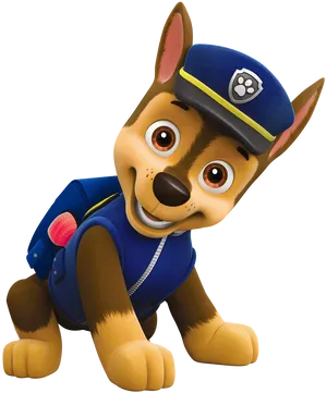 Chase Is Ready For Some Pup-tacular Adventures With The Paw Patrol! Wallpaper