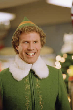 Chase Your Dreams And Spread Christmas Joy Like Buddy The Elf Wallpaper