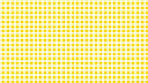 Checkered Pastel Yellow Aesthetic Wallpaper