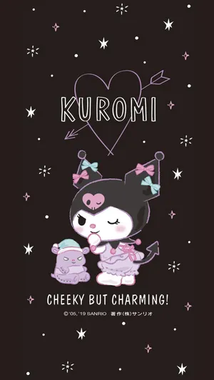 Cheeky But Charming My Melody Kuromi Wallpaper