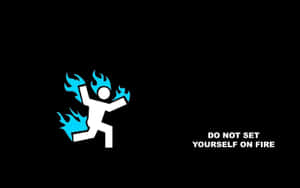 Cheeky Stickman Wallpaper