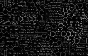 Chemistry Science Equation Blackboard Wallpaper