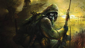 Chernobyl Russian Hazmat Soldier Wallpaper