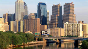 Chestnut Street Bridge Philadelphia Wallpaper