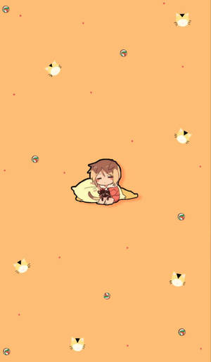 Chibi Anime Kenma Cat Wallpaper
