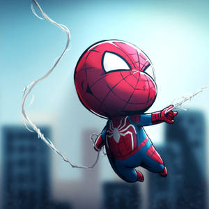 Chibi Balloon Spiderman Wallpaper