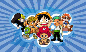 Chibi Sanji And Friends Wallpaper