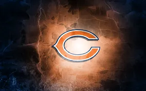 Chicago Bears Glowing C Logo Wallpaper