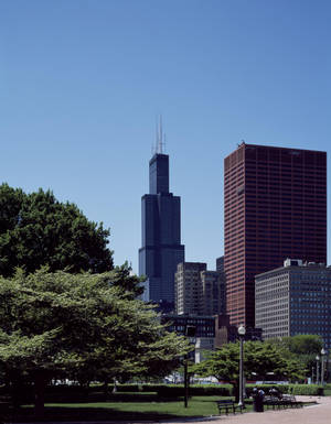 Chicago Buildings Willis Tower Wallpaper