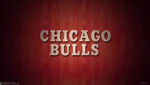 Chicago Bulls Red Wooden Floor Wallpaper