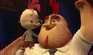 Chicken Little And Buck Wallpaper
