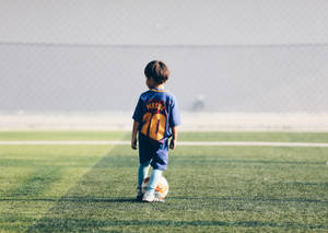 Child Football Messi Jersey Wallpaper