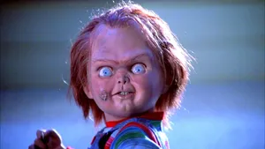 Child's Play Chucky Scary Face Wallpaper