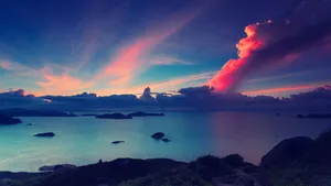 Chill 4k Pink Cloud Wallpaper