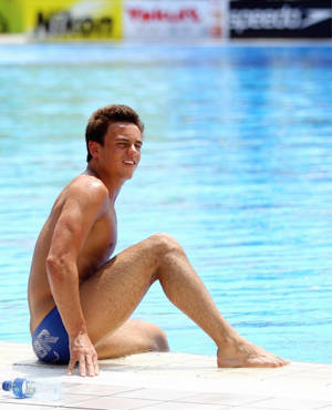 Chilling Tom Daley Wallpaper