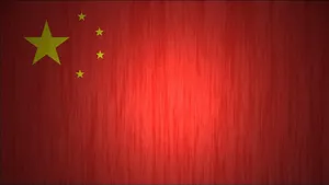 China Flag Light Wallpaper