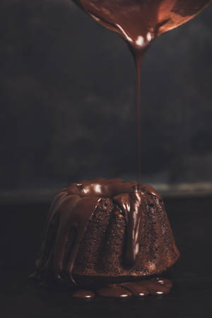 Choco Lava Cake Wallpaper