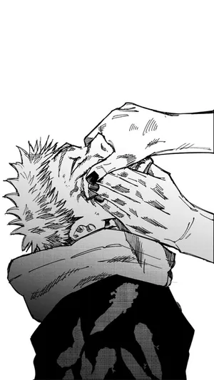 Choking Itadori Yuji Jujutsu Kaisen Wallpaper