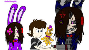 Chris Afton Handing Gift Wallpaper