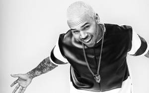 Chris Brown High Angle Shot Wallpaper