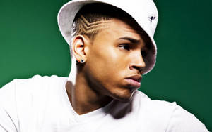 Chris Brown In Green Wallpaper