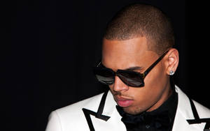 Chris Brown With Sunglasses Wallpaper