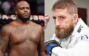 Chris Daukaus And Derrick Lewis Collage Wallpaper