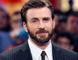 Chris Evans With Beard Wallpaper