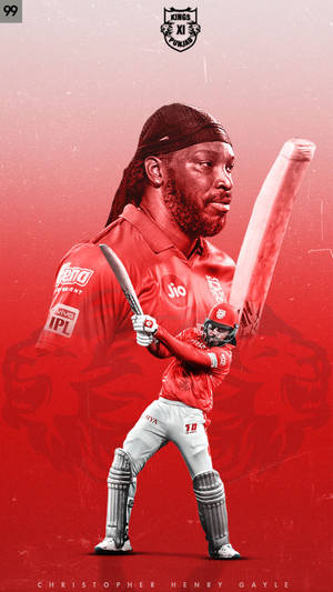 Chris Gayle Punjab Kings Wallpaper