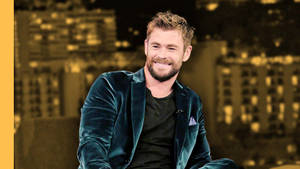 Chris Hemsworth In Velvet Suit Wallpaper