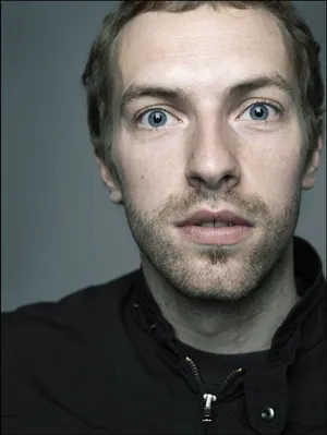 Chris Martin Grey Profile Wallpaper