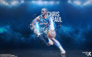 Chris Paul Glass Shattered Clippers Wallpaper