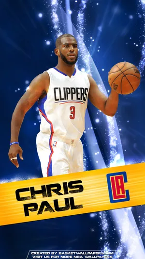 Chris Paul Red La Clippers Jersey Wallpaper WallpapersOK