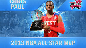 Chris Paul Red West Jersey Wallpaper