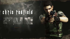 Chris Redfield In Action Wallpaper