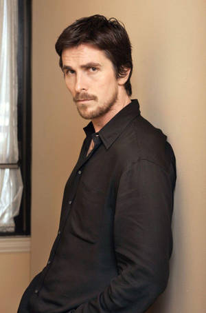 Christian Bale Portrait Wallpaper